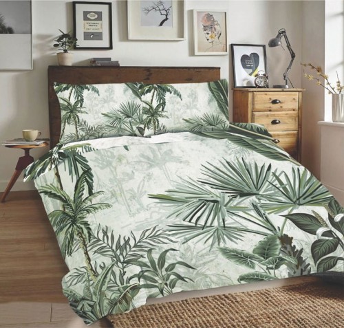 Pościel Bawełniana 160x200 Universal Palmy Matex