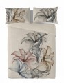 Pościel Lniana 160x200 Matex Linen Lilie