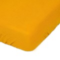 Prześcieradło Muślinowe z gumką 160x200 + 25 cm Pomarańczowe