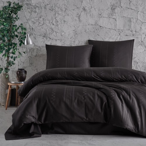 Pościel satyna bawełniana 160x200 Exclusive Capital Anthracite