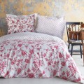 Pościel satyna bawełniana 220x200 Luxury ROSE BLANC