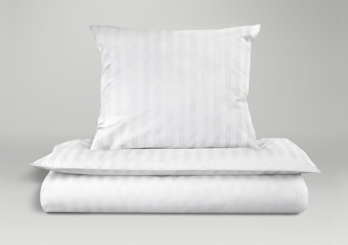 Pościel Hotelowa 160x200 Adamaszek pasy 2cm