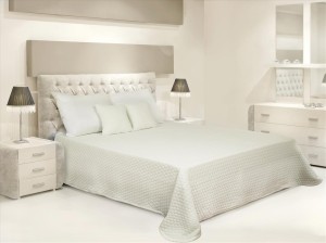 Narzuta na łóżko 170x220 CARMEN Ecru