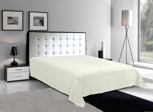 Narzuta na łóżko 170x210 DIAMOND Krem