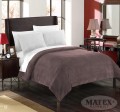 Narzuta na łóżko 170x210 MONTANA Brąz