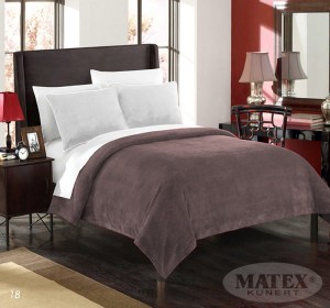 Narzuta na łóżko 170x210 MONTANA Brąz
