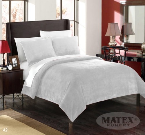 Narzuta na łóżko 170x210 MONTANA Srebro