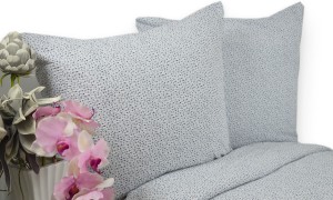 Pościel z kory 160x200 Niebieskie Kwiatuszki