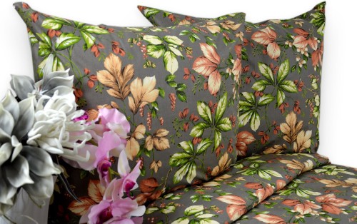 Pościel Bawełniana 140x200 winogrona z liśćmi