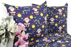 Pościel Bawełniana 140x200 mikołajki