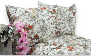 Pościel Bawełniana 140x200 Rośliny