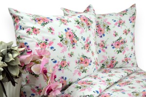 Pościel Bawełniana 140x200 Bukiety Kwiatów Róż