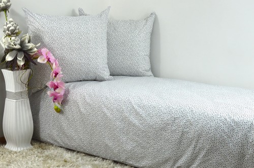 Pościel Bawełniana 140x200 Drobne Kwiatuszki