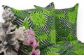 Pościel Bawełniana 160x200 Monstera Zieleń