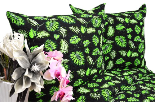 Pościel z kory 140x200 Monstera Zielona 