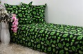 Pościel z kory 140x200 Monstera Zielona 