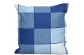 Poszewka bawełniana rozmiar 40x40 niebieskie piramidy 3046