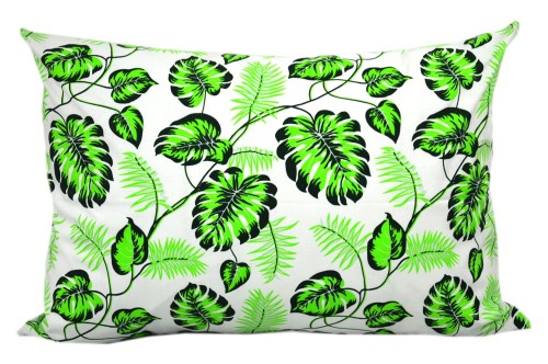 Poszewka bawełniana rozmiar 50x70 Monstera Zieleń