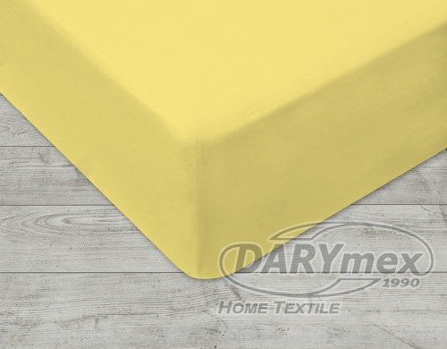 Prześcieradło jersey z gumką 120x200 kolor krem