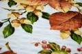 Poszewka z kory rozmiar 50x60 winogrona na białym tle