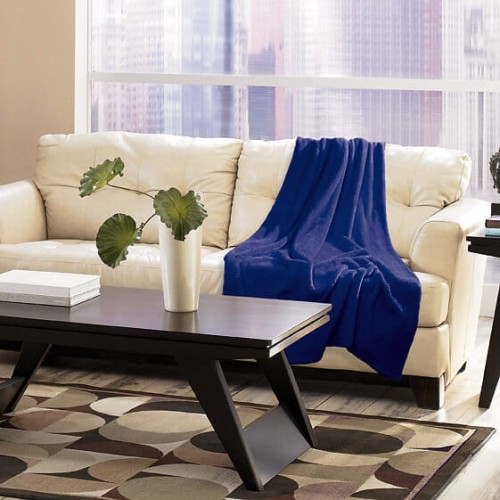 Koc PLAIN 150x200 Niebieski