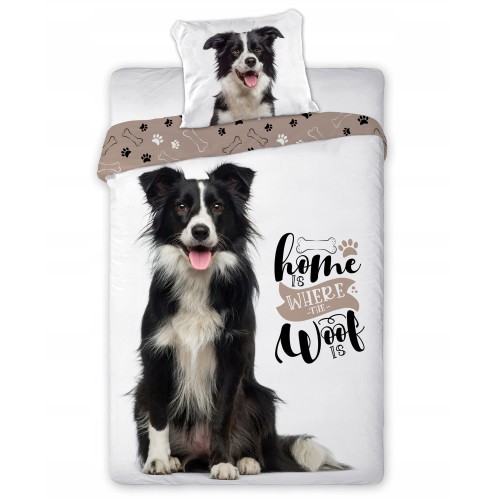 Pościel Bawełniana 160x200 Best Friends Boder Collie