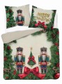 Pościel bawełniana 220x200 Merry Christmas Dziadek do orzechów