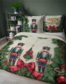 Pościel bawełniana 220x200 Merry Christmas Dziadek do orzechów