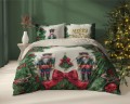 Pościel bawełniana 220x200 Merry Christmas Dziadek do orzechów