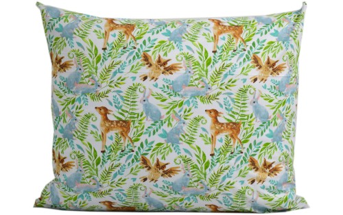 Poszewka bawełniana 50x60 bambi i sowa
