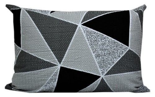 Poszewka z kory 50x70 romby szare