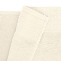 Komplet Ręczników z Bawełny 4el Solano Ecru + Granat  2x50x90+2x70x140