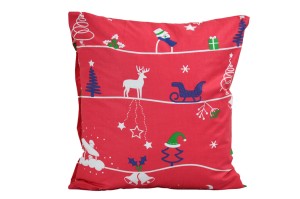 Poszewka bawełniana 40x40 świąteczna świąteczny klimat 3452