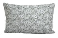Poszewka bawełniana 40x60 szare kwiatuszki 3438