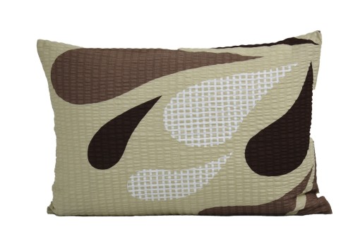 Poszewka z kory 40x60 łezki tło krem