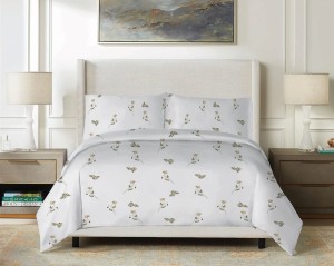 Pościel Satynowa 160x200 EXCLUSIVE Delikatna Łąka