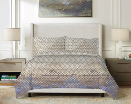 Pościel Satynowa 160x200 EXCLUSIVE Trójkąty