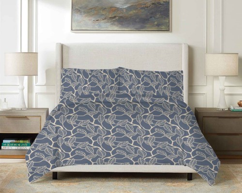 Pościel Satynowa 160x200 EXCLUSIVE Złote liście