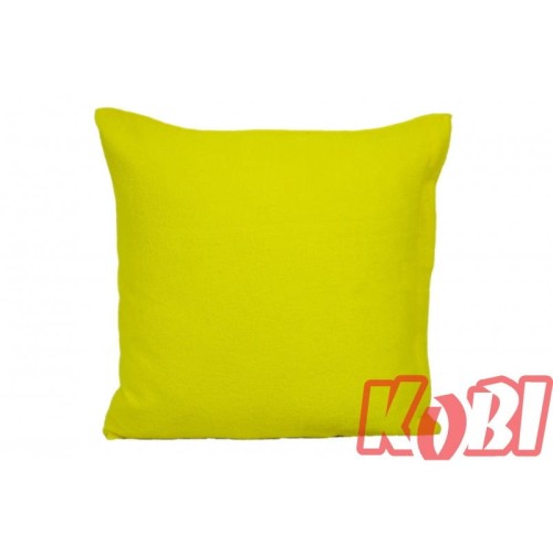 Poszewka frotte 40x40 kolor żółty