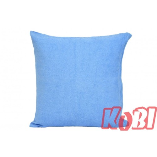 Poszewka frotte 40x40 kolor niebieski