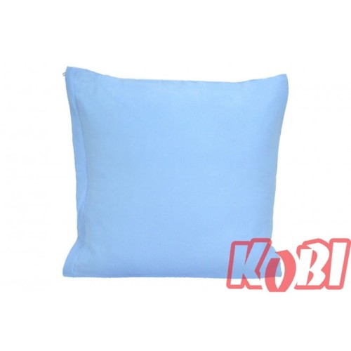 Poszewka jersey 40x40 kolor niebieski