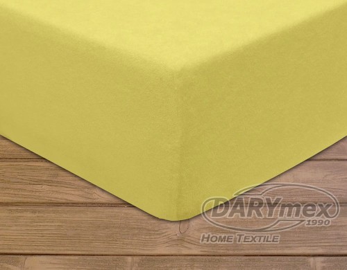 Prześcieradło frotte z gumką 60x120 kolor krem