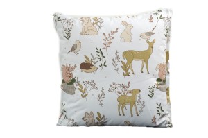 Poszewka bawełniana 40x40 Leśne zwierzęta D74