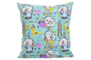 Poszewka bawełniana 40x40 słoniki