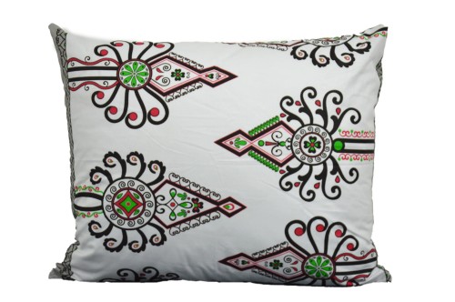 Poszewka bawełniana 50x60 Parzenica szara 3467