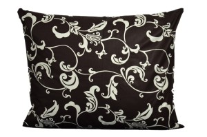 Poszewka bawełniana 50x60 Zakazany kwiat brąz 3497