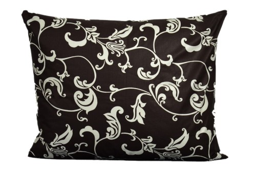 Poszewka bawełniana 50x60 Zakazany kwiat brąz 3497