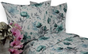 Pościel Bawełniana 140x200 morski kwiat
