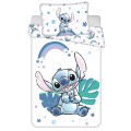 Pościel bawełniana 100x135 Lilo i Stitch tęcza