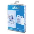 Pościel bawełna 160x200 + 1x70/80 Lilo i Stitch 002 niebieski